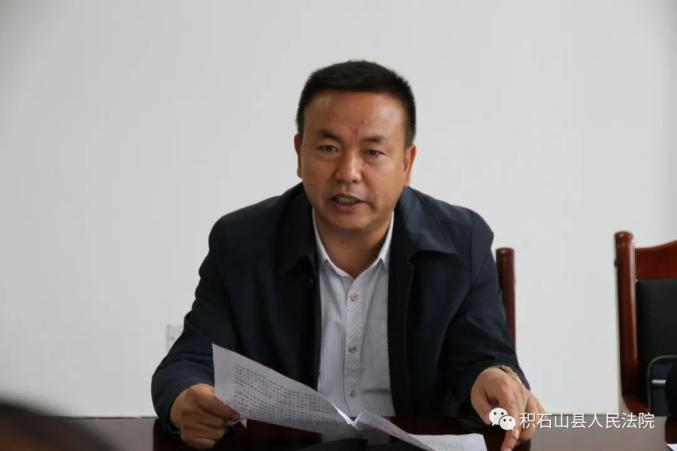 州中院督导积石山县法院政法跨部门大数据协同办案平台工作