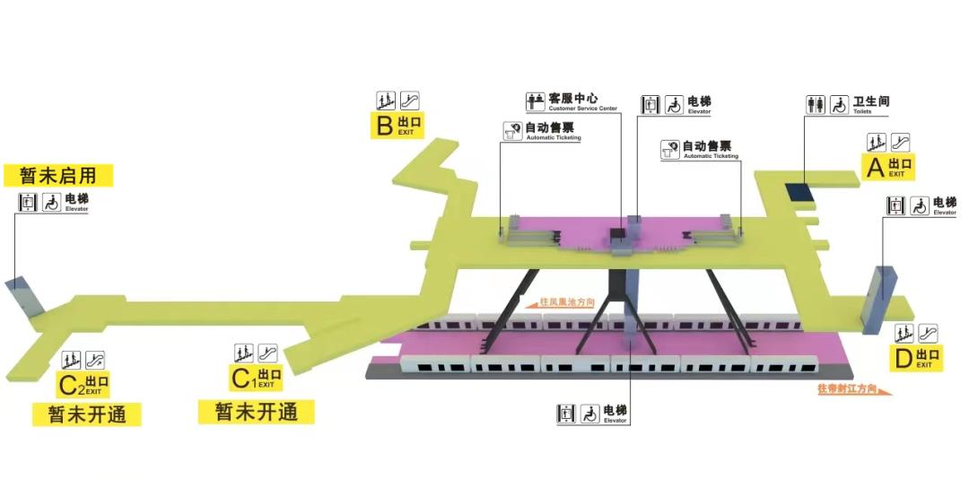 福州四号线地铁线路图图片