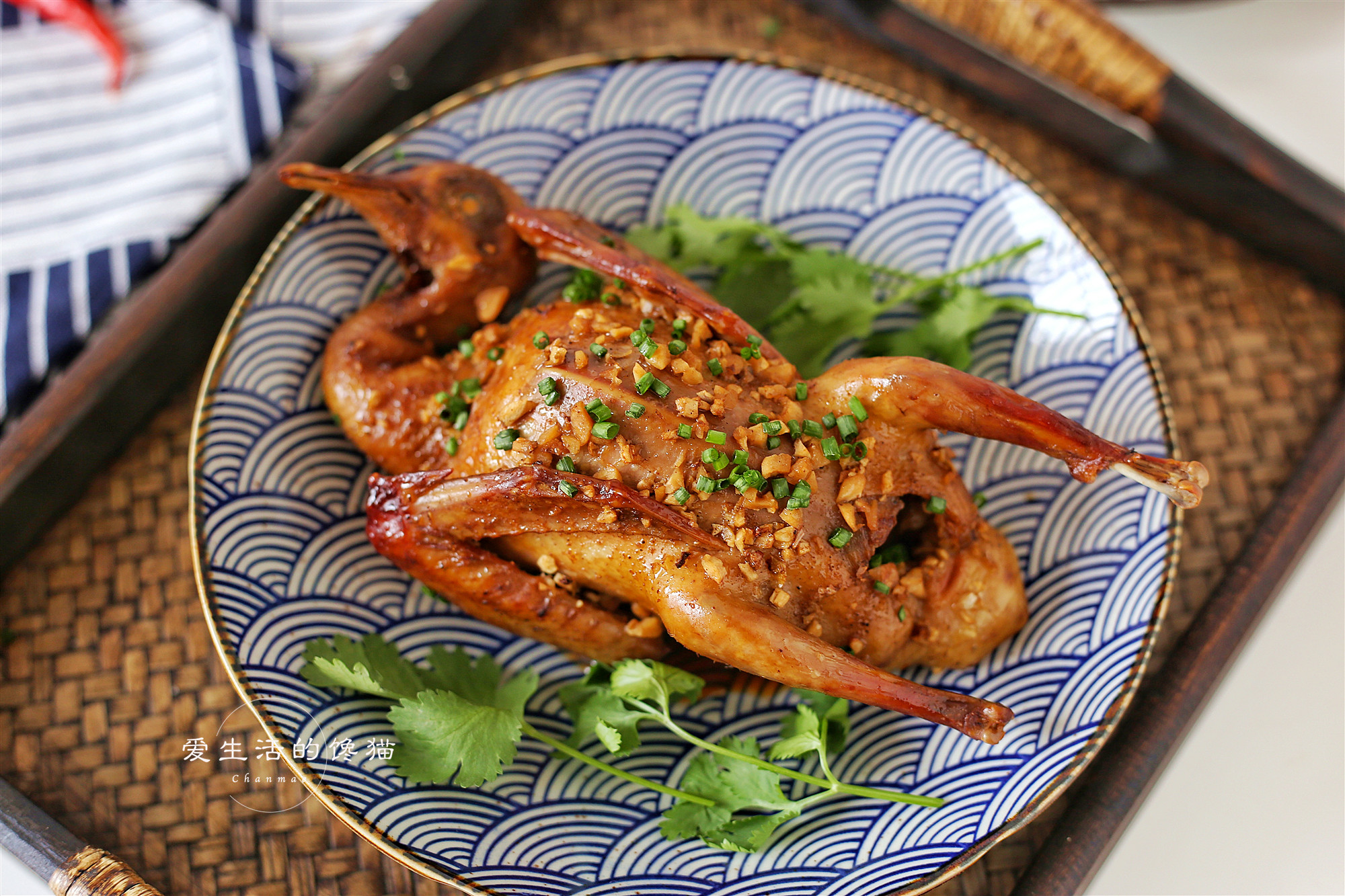 沙姜焗乳鸽,酒店65元一只,在家做,香脆鲜嫩,吃过忘不掉