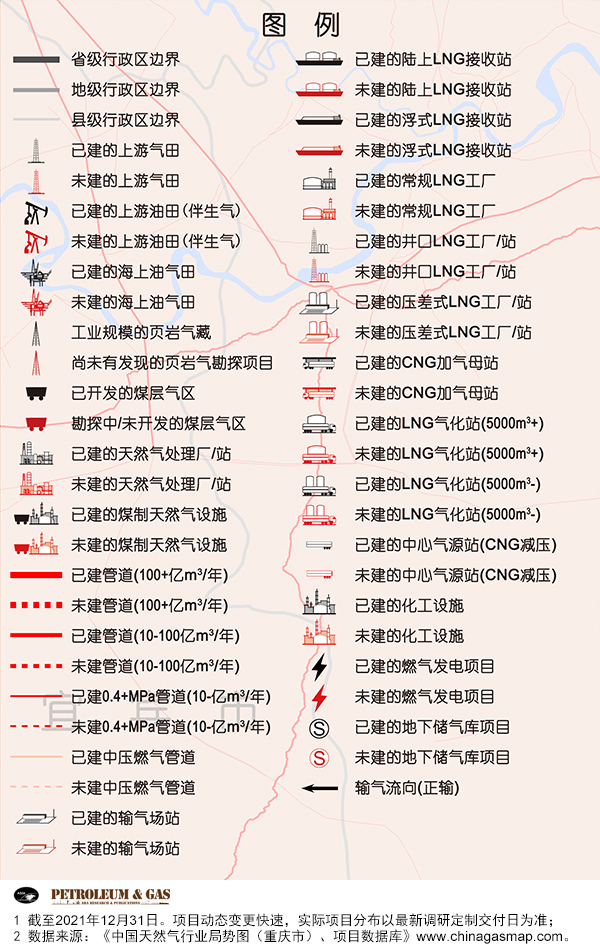 重庆市天然气管网分布图