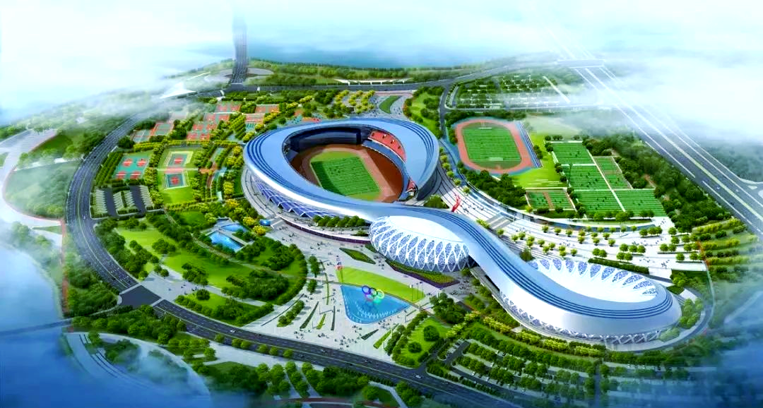 滁州奥体中心揭开神秘面纱,打造城市新名片