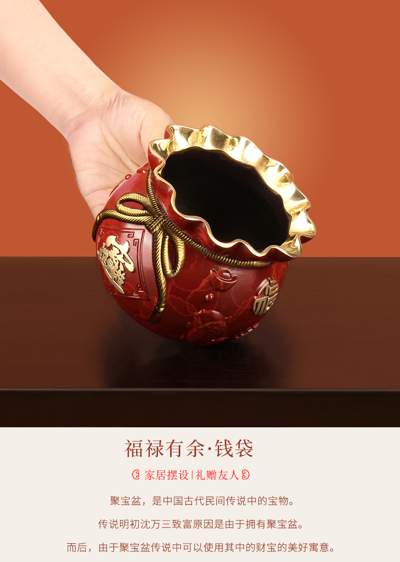 网红抖音福袋纯铜高温着色