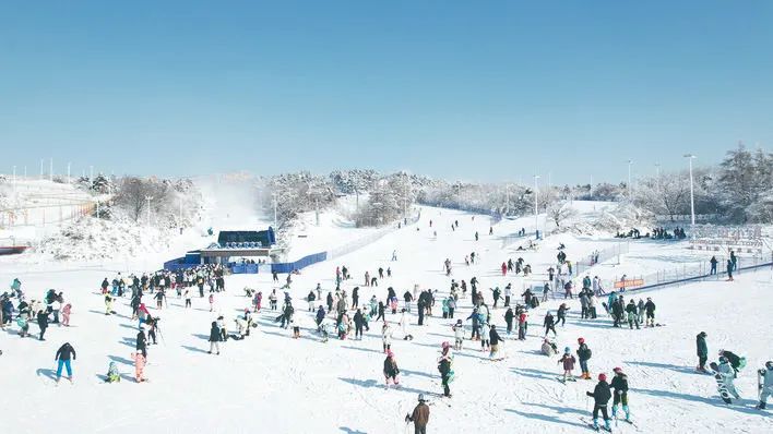 正定园博园滑雪场图片