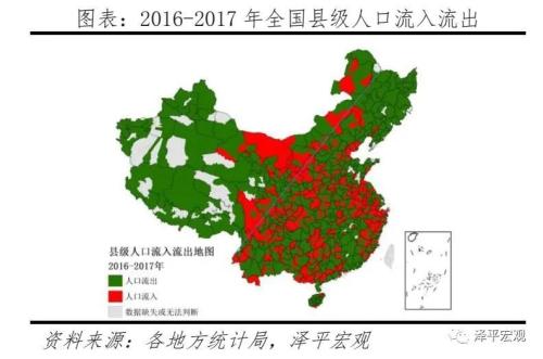 中国3000个县人口流动格局中西部劳动力回流东部外来人口本地化东北