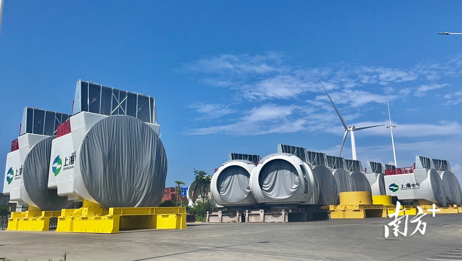 汕头制造!电气风电最新一代16兆瓦风机下线