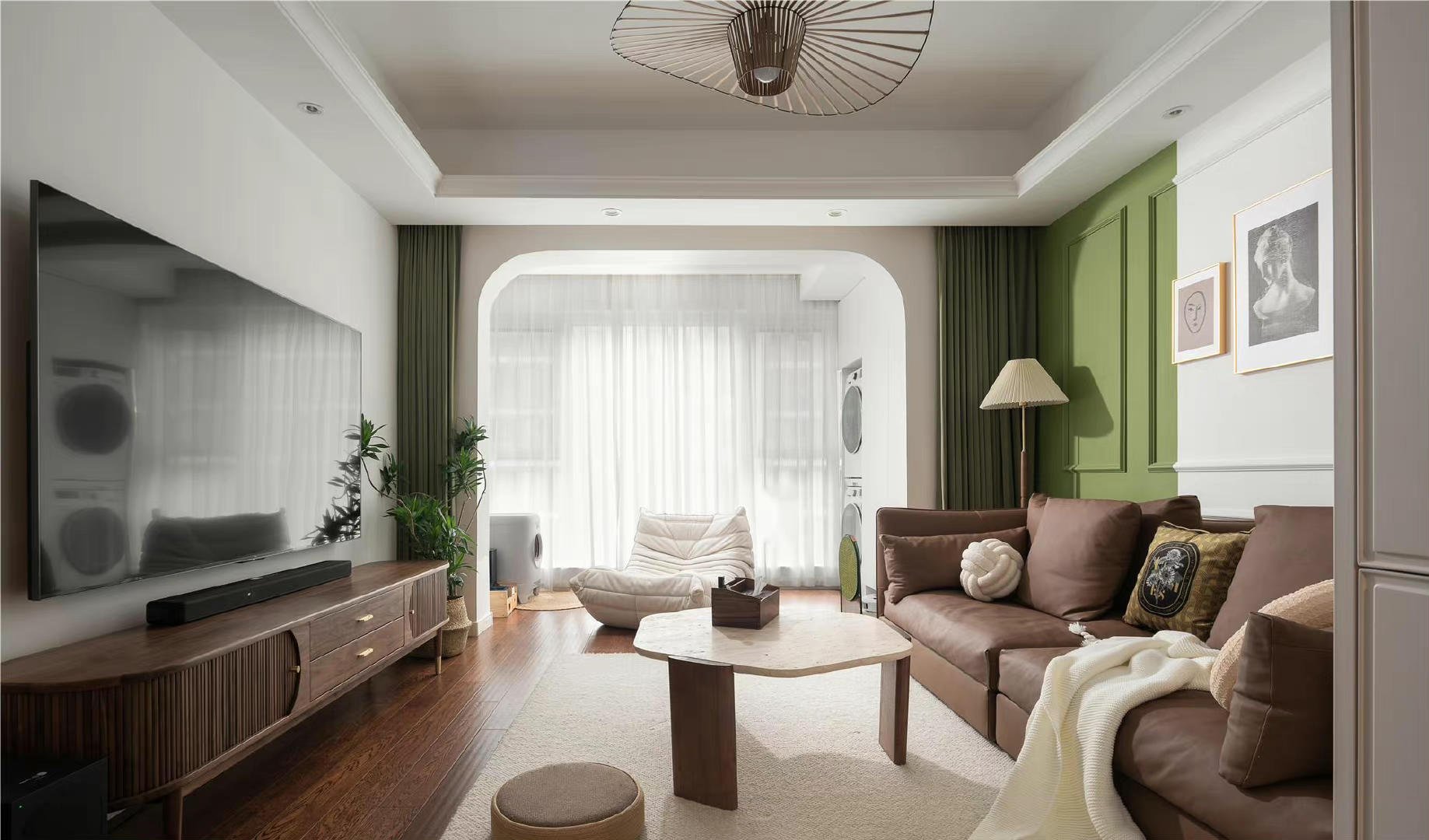 89平复古美式,套二小户型装修,你们给多少分?