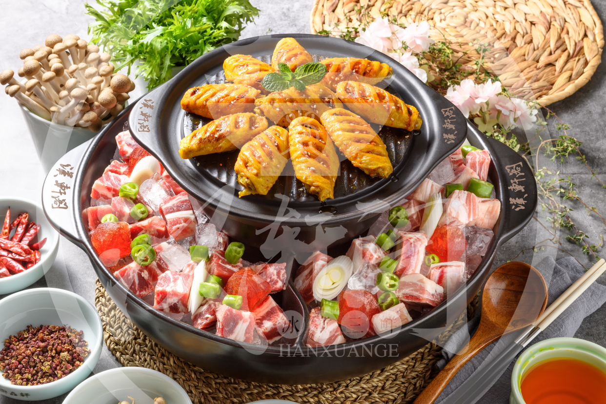 汉轩阁冰煮三鲜火锅:鲜嫩冰煮三鲜 发扬汉家风味