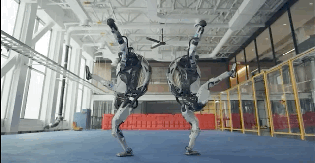 波士顿机器人跳舞！