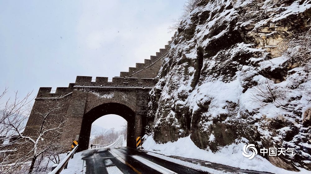 居庸关雪景图片图片