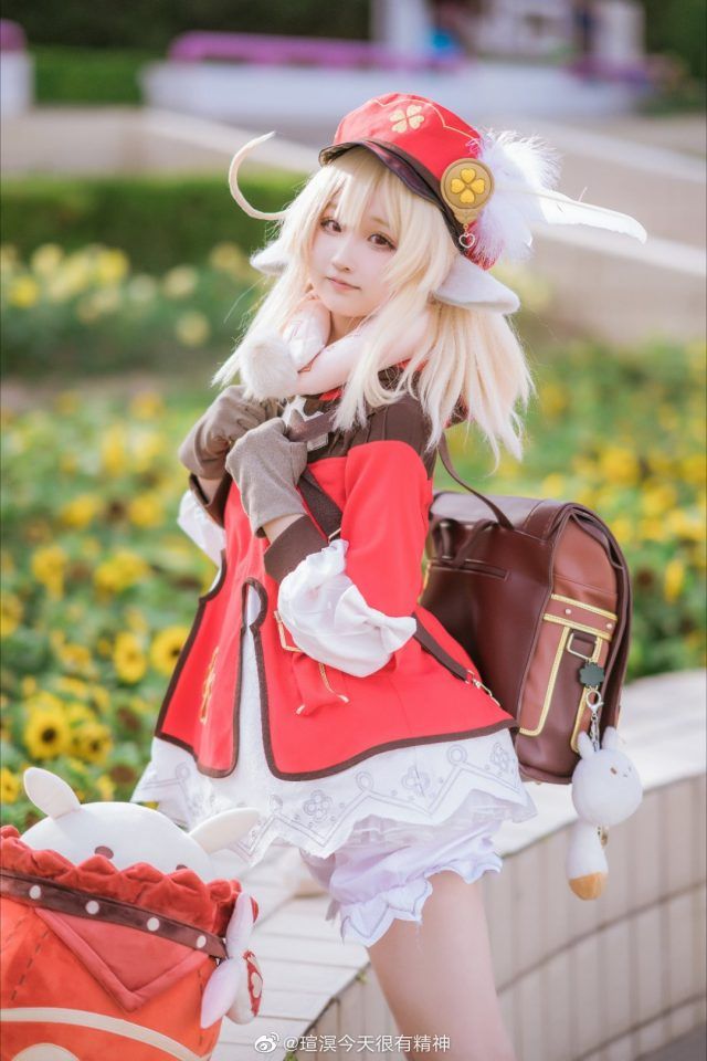 瑄溟今天很有精神cos可莉,可爱与魅力的"炸弹女孩"