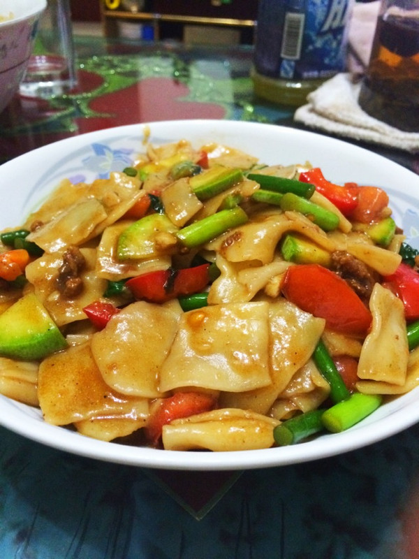 新疆炒面片,疫情时代,好做又好吃!