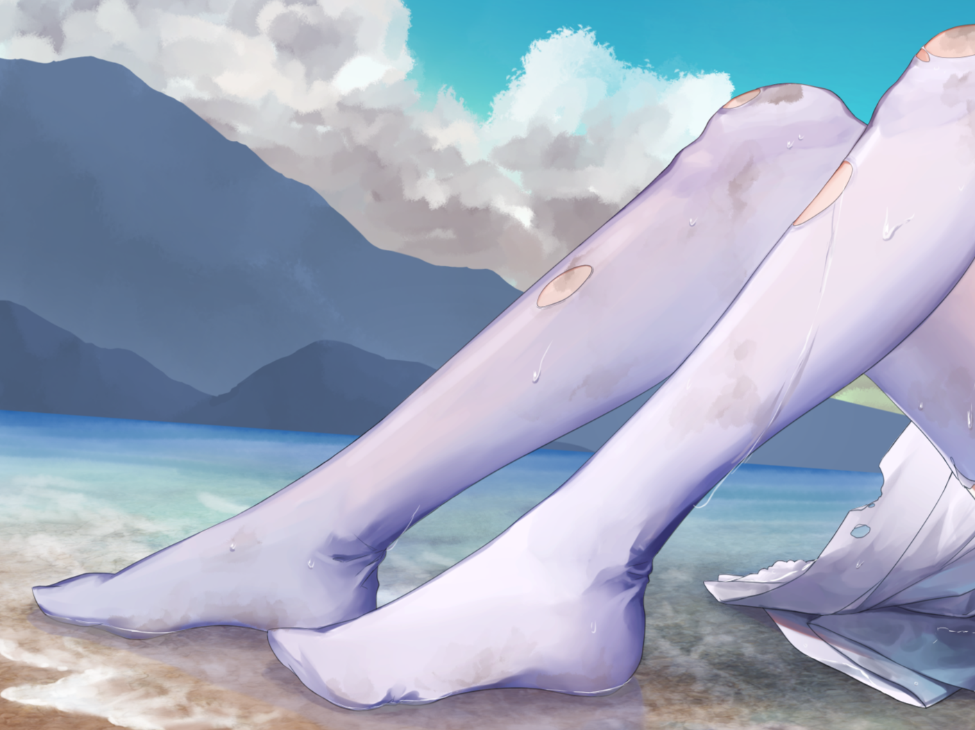 「mew明日方舟同人二创」-《欸,你丝袜脏了》