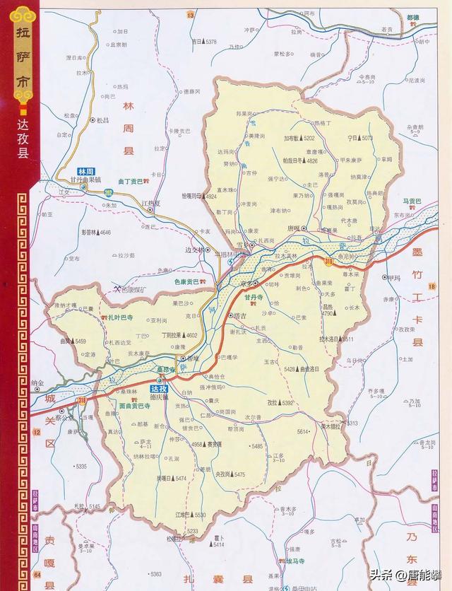 堆龙德庆,达孜区,林周,德钦,维西2023年现状更新