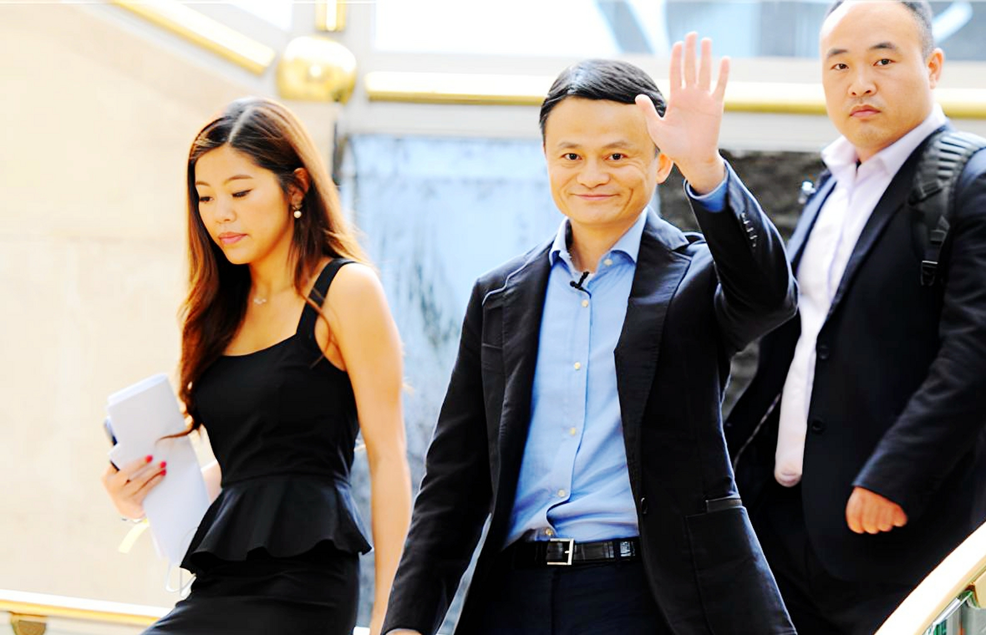 他从2008年开始担任马云的贴身保镖!