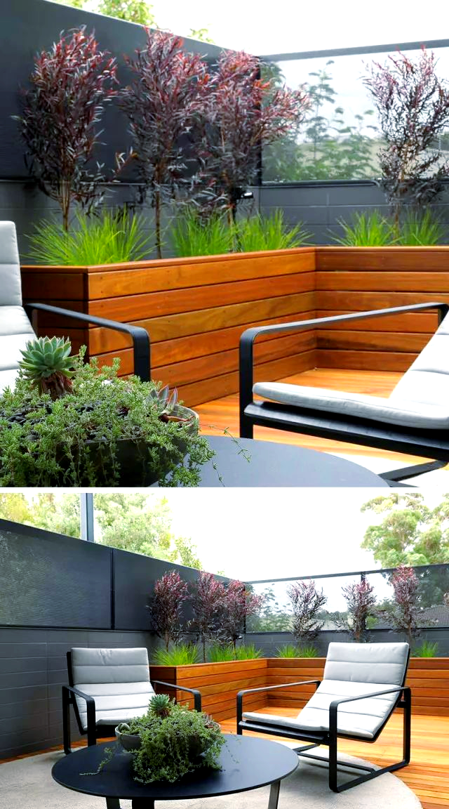 探索多样化的庭院木花坛案例