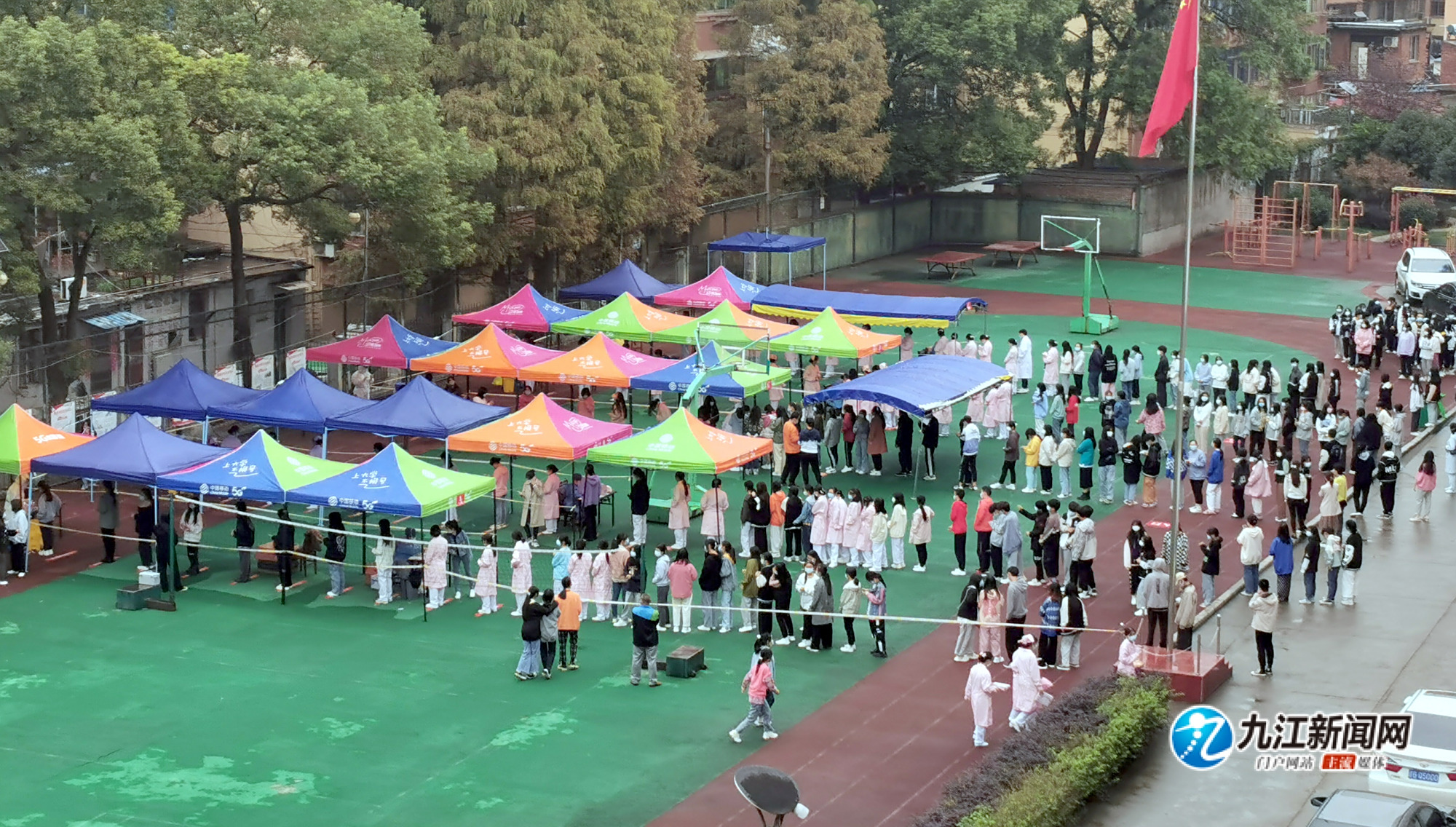 九江市卫生学校开展全校师生新冠病毒核酸检测