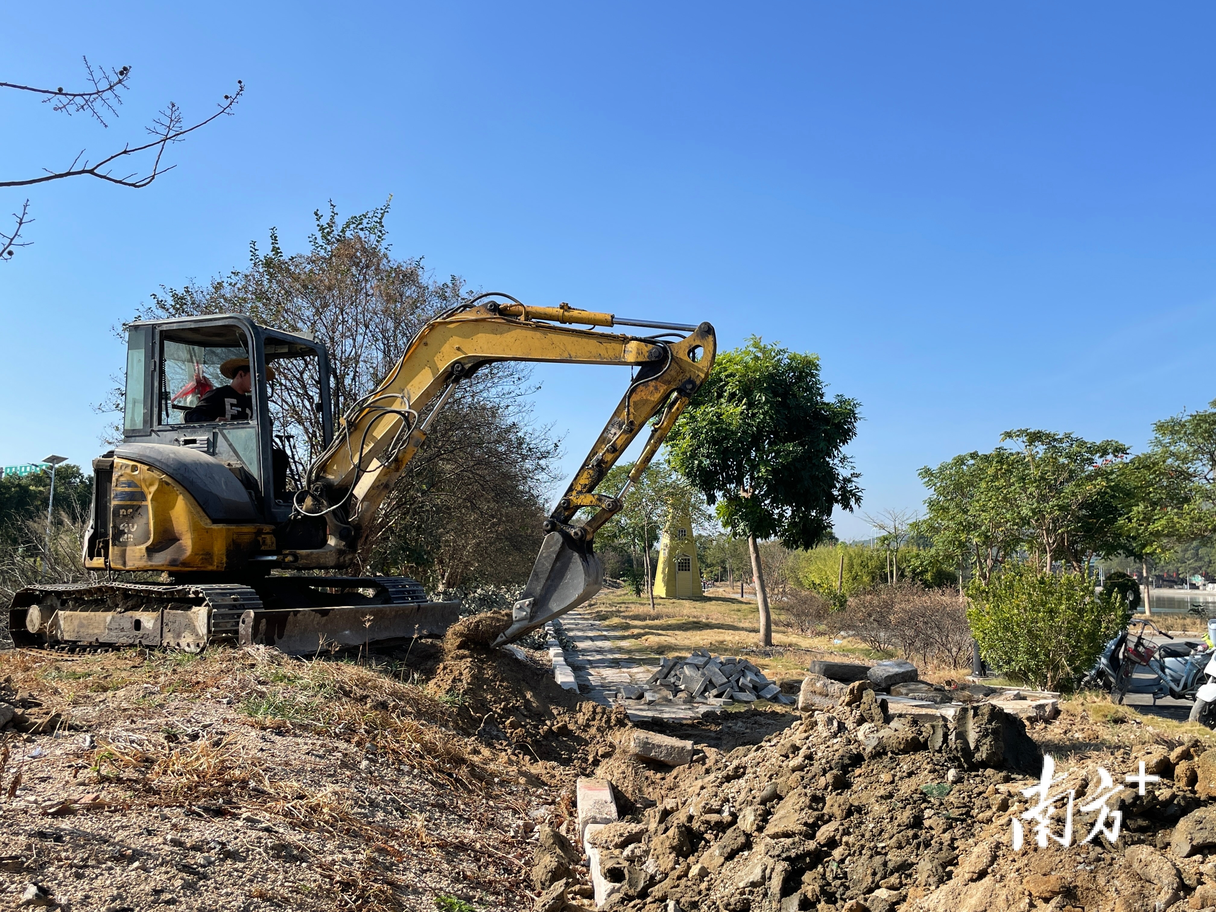 月浦街道:乡村振兴示范带在沟南火热动工|跑工地·观金平