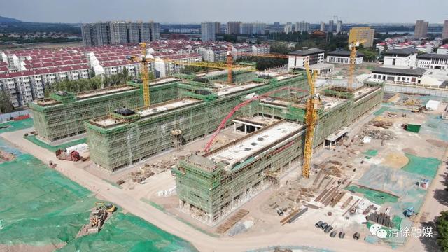清徐中学新校区预计8月底完工
