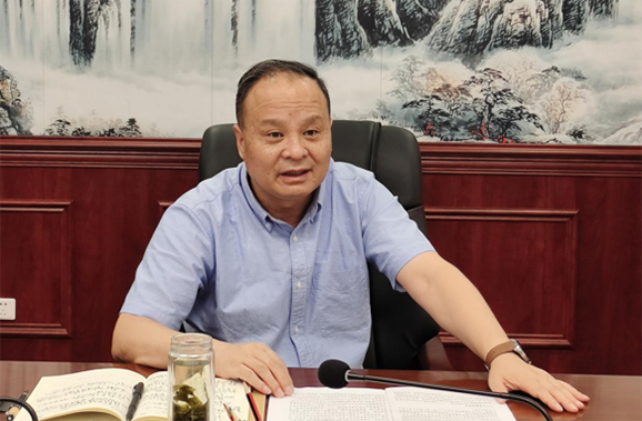 张盈安召开分管工作2021年第2次月例会