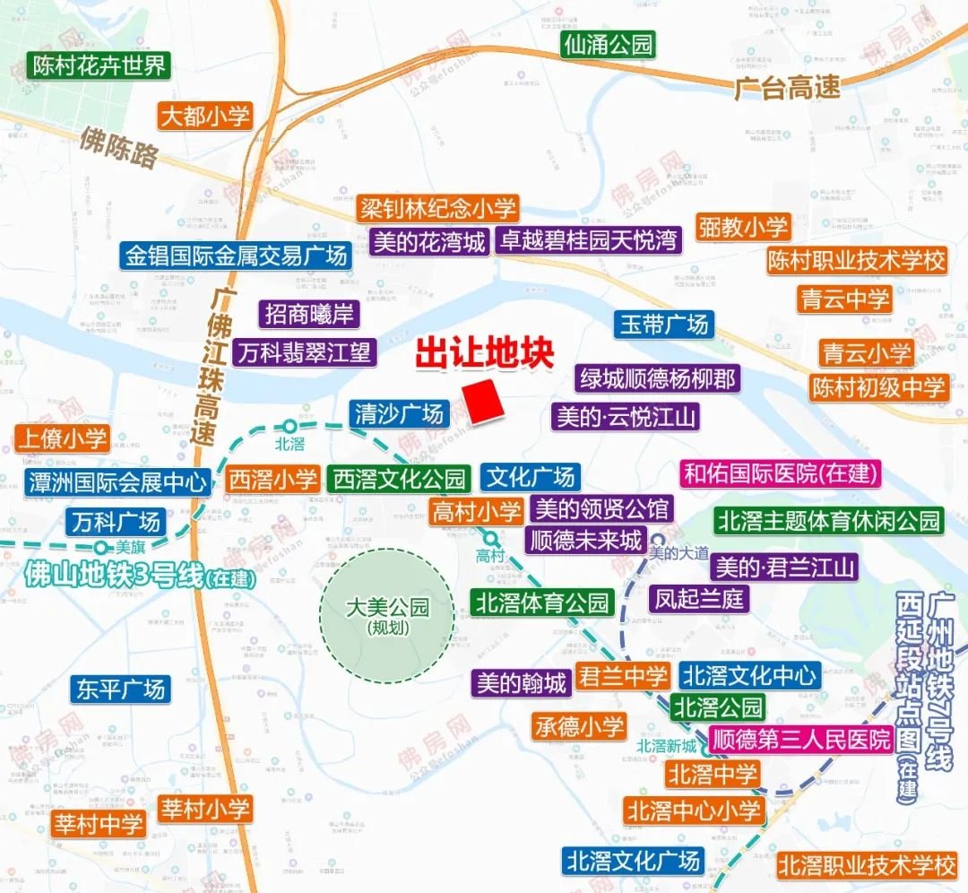 北滘各村居地图图片