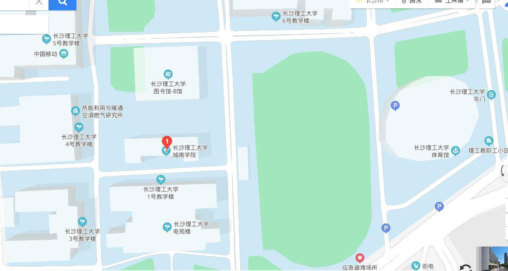 长沙理工大学云塘地图图片