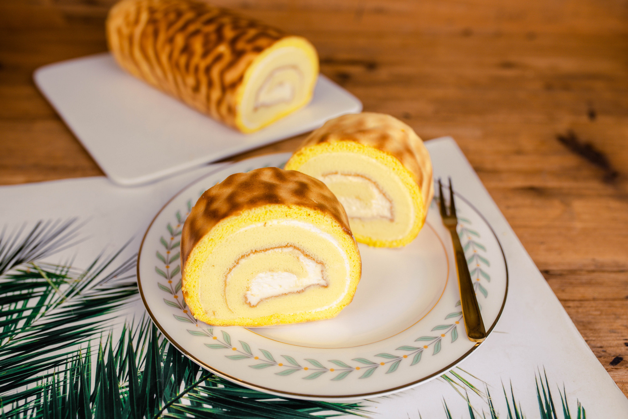 虎皮蛋糕卷 小时候馋哭的快来自己做,卷不裂