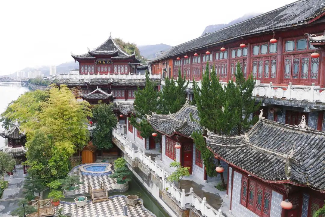 石阡溫泉博物館 攝影:饒娟,田楊濤石阡古溫泉始建於明朝,距今已有400