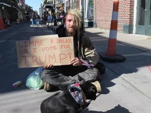 美国乞丐的"行乞令",如此的奇葩,为何还能获得路人资助