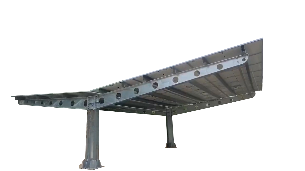 使用h型钢生产光伏车棚支架有哪些好处