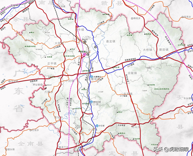 信丰县规划图最新图片