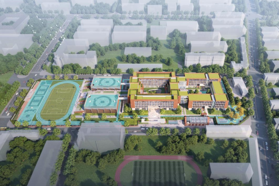 建设胜利一中初中部南校区新建济南路小学西城向着教育满意之区出发