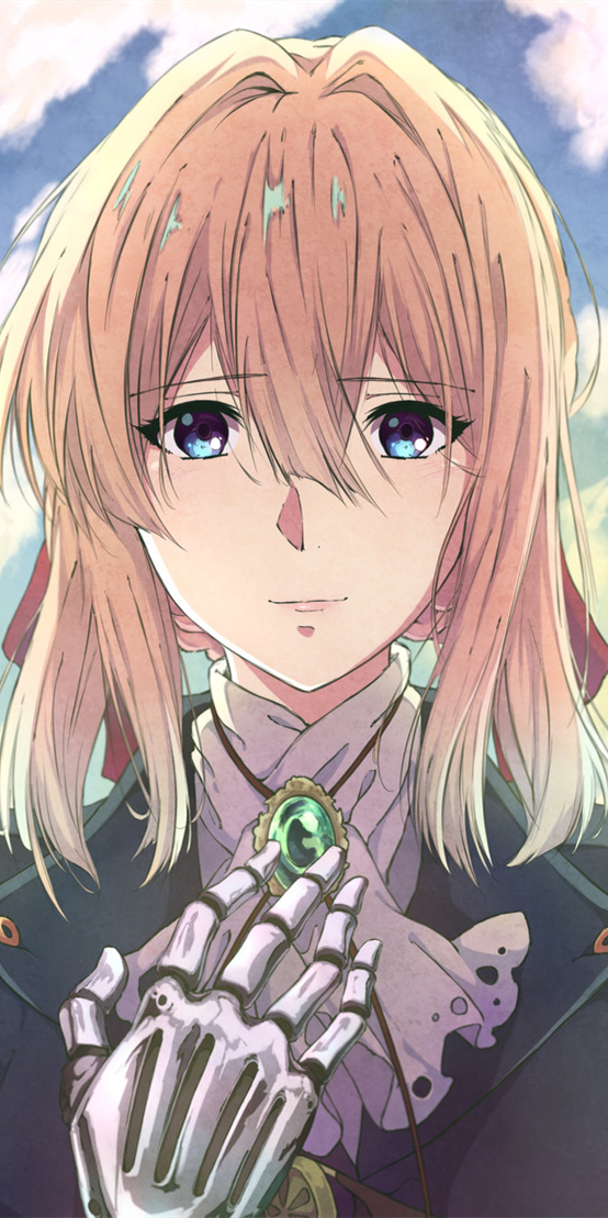 《紫罗兰永恒花园》薇尔莉特·伊芙加登,动漫全面屏壁纸