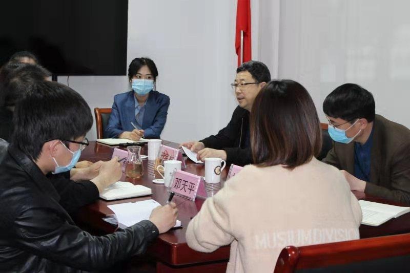 局党组书记邢京林到唐山美术馆开展党史学习教育活动