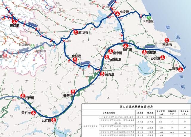 引江济淮最新线路图图片