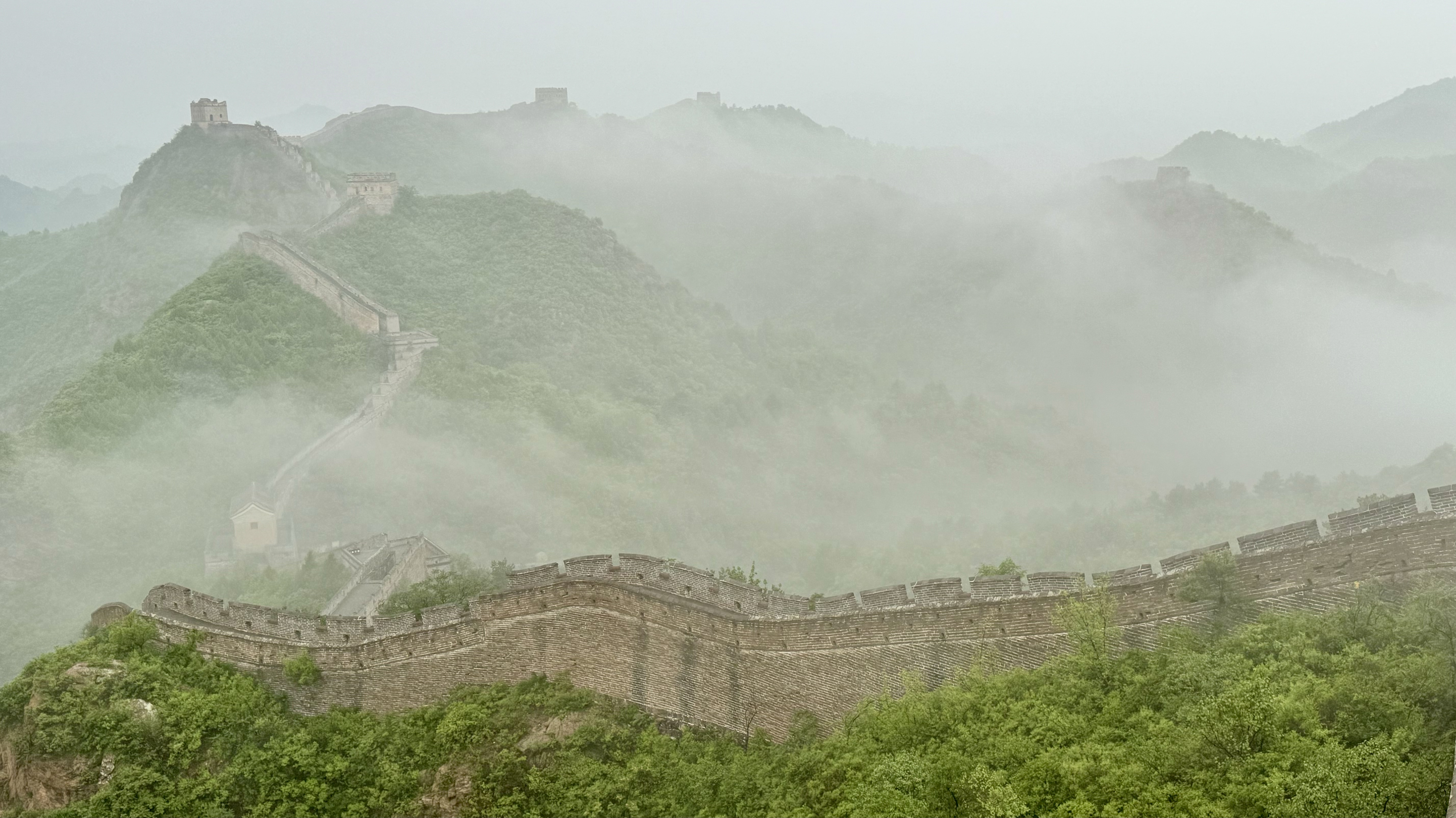 早晨长城的图片图片