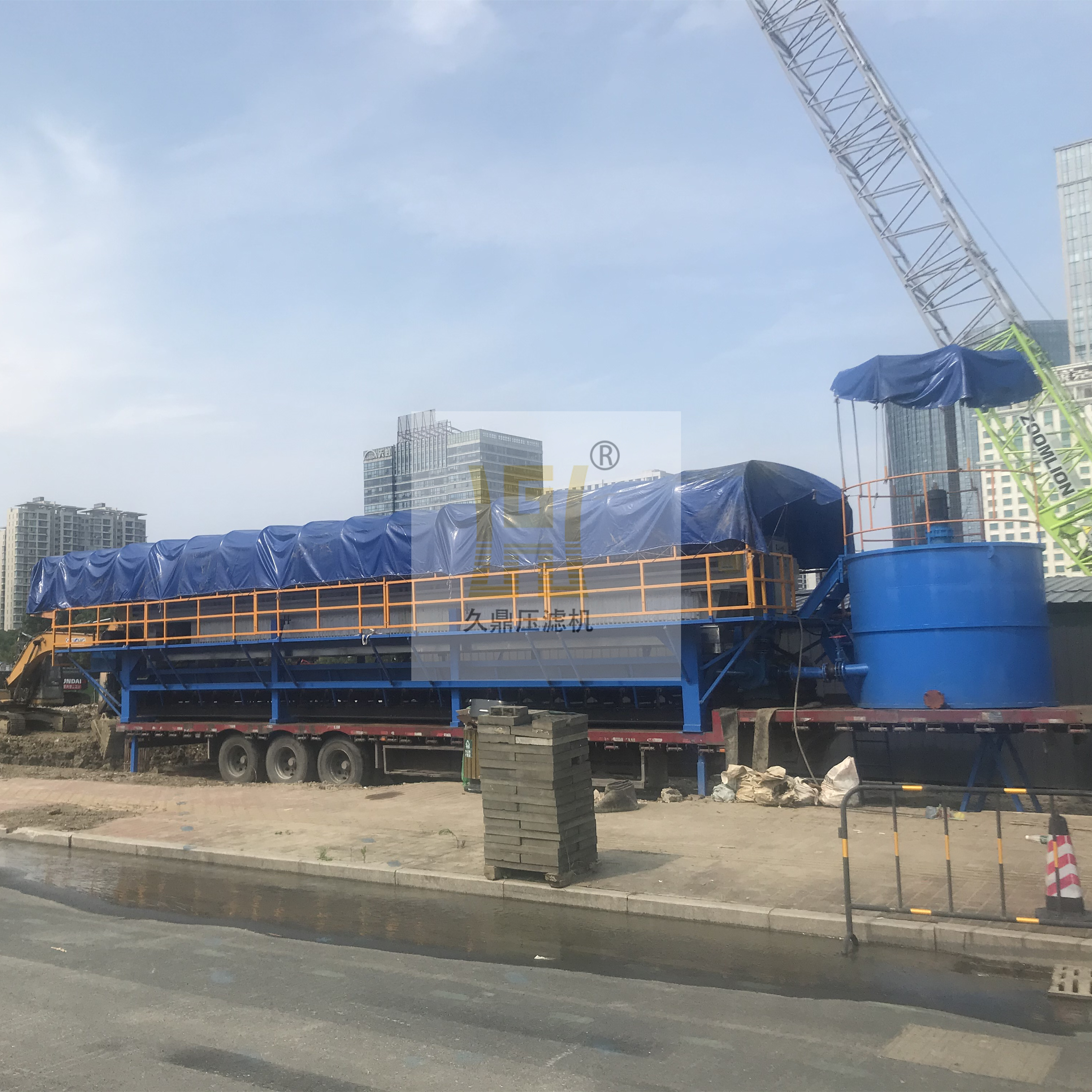 河道清淤泥浆固化处理设备