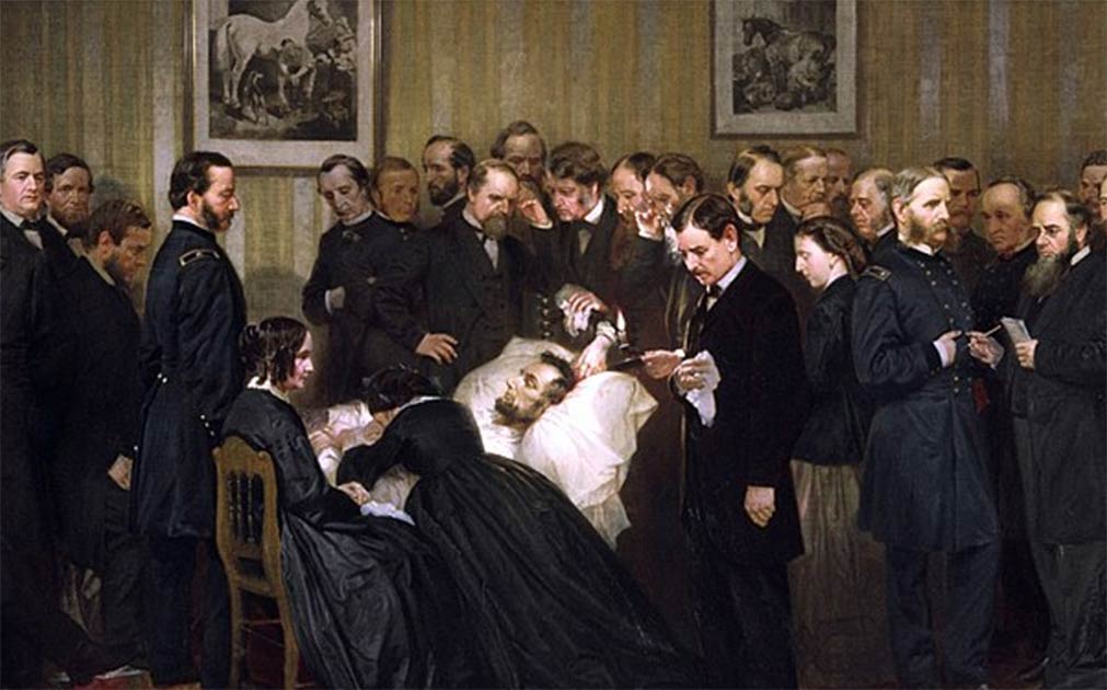林肯遇刺事件图片