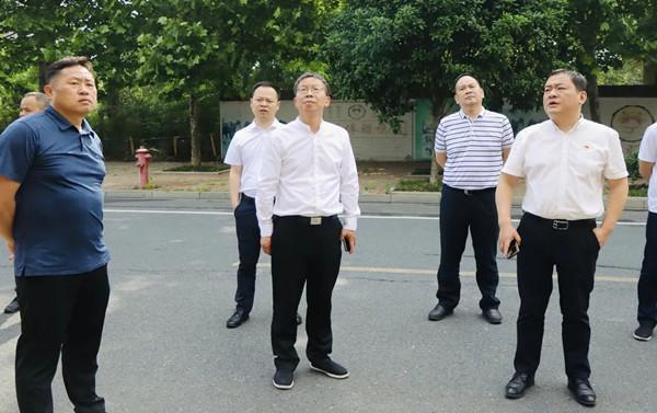 胡安邦调研督导南县安全生产工作