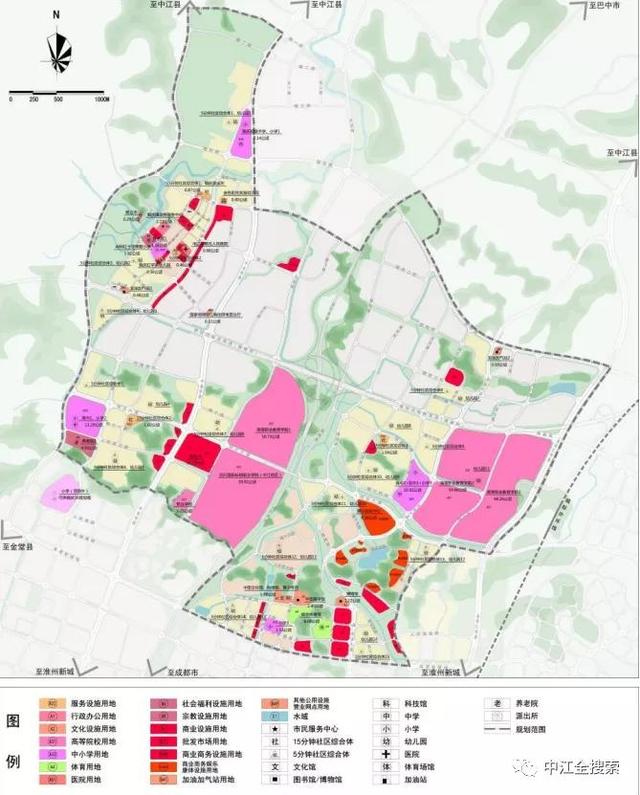 中江南华片区规划图图片