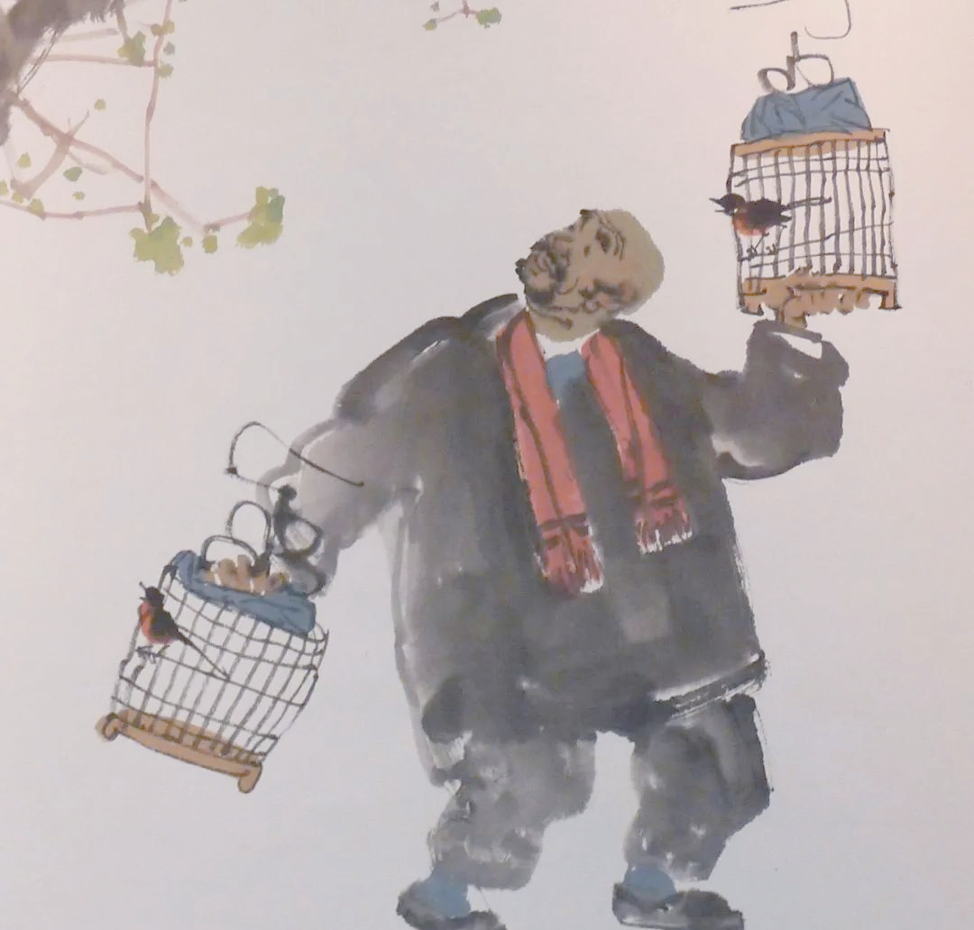 北京人的"时尚三件套"中,听戏,盘核桃与遛鸟儿并驾齐驱,而养鸟之风在