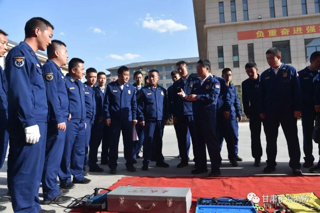 平涼市消防救援支隊組織開展地震救援裝備器材性能現場測試