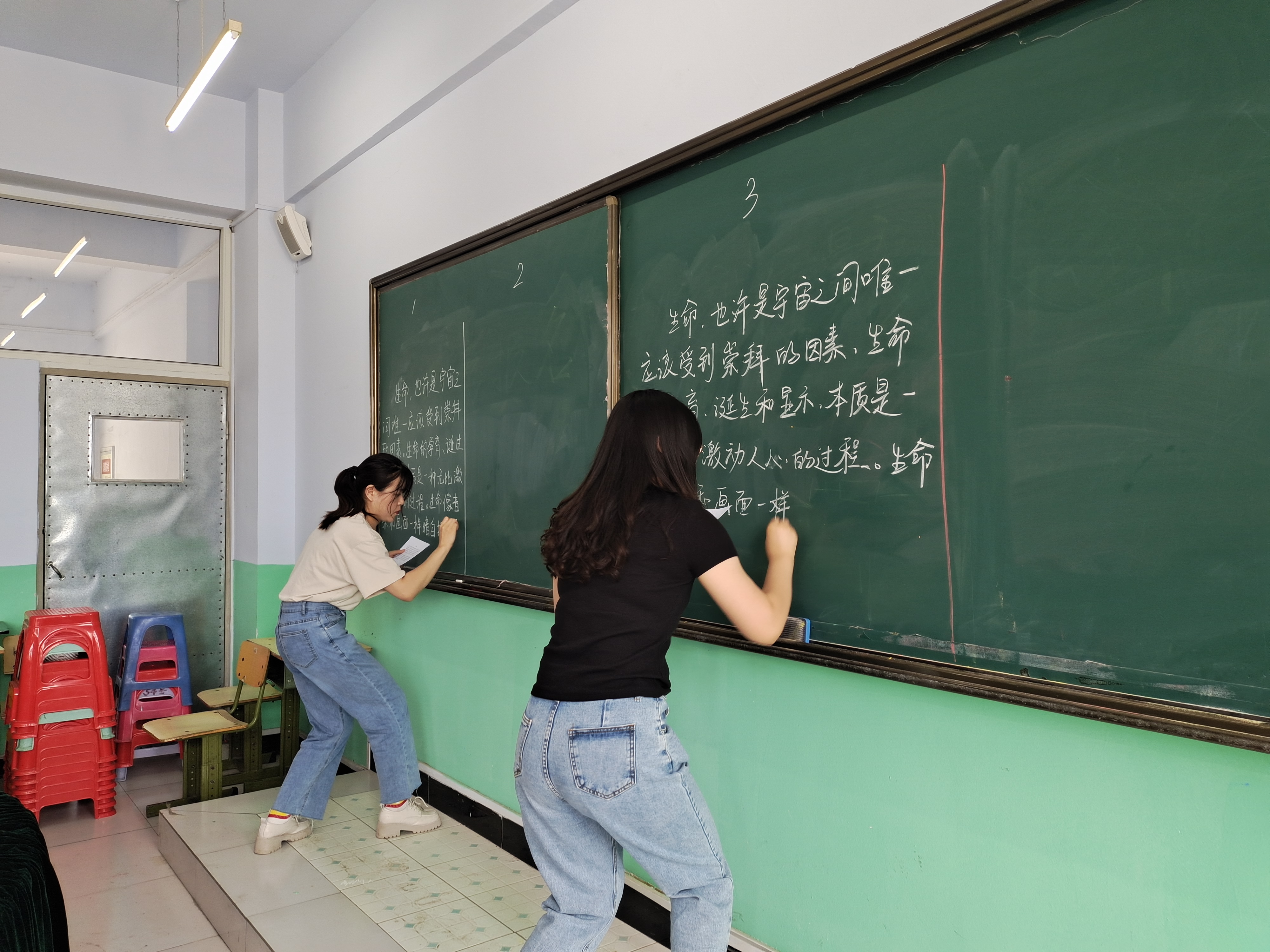 涿鹿县初级中学举办青年教师基本功大赛活动