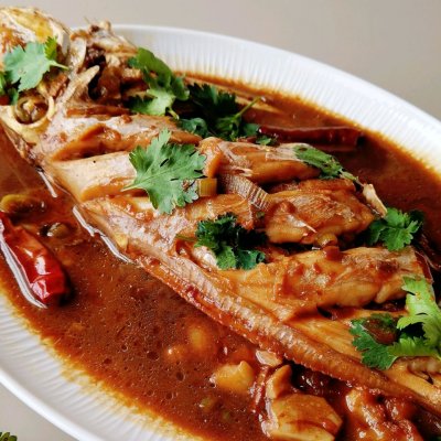 名厨汁味,圆中秋美味 红烧扒皮鱼