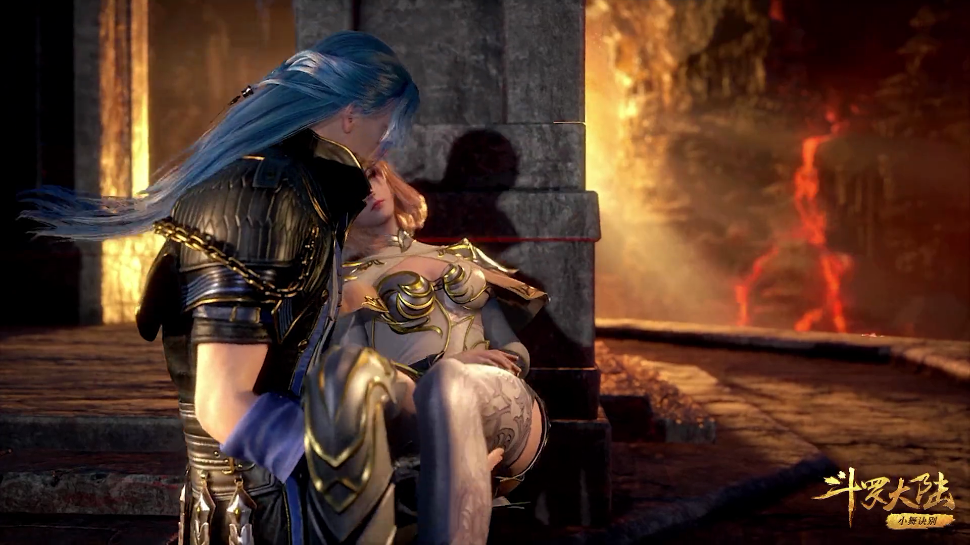 有了唐银就能躺赢,胡列娜躺在唐三怀里就获得了杀神领域