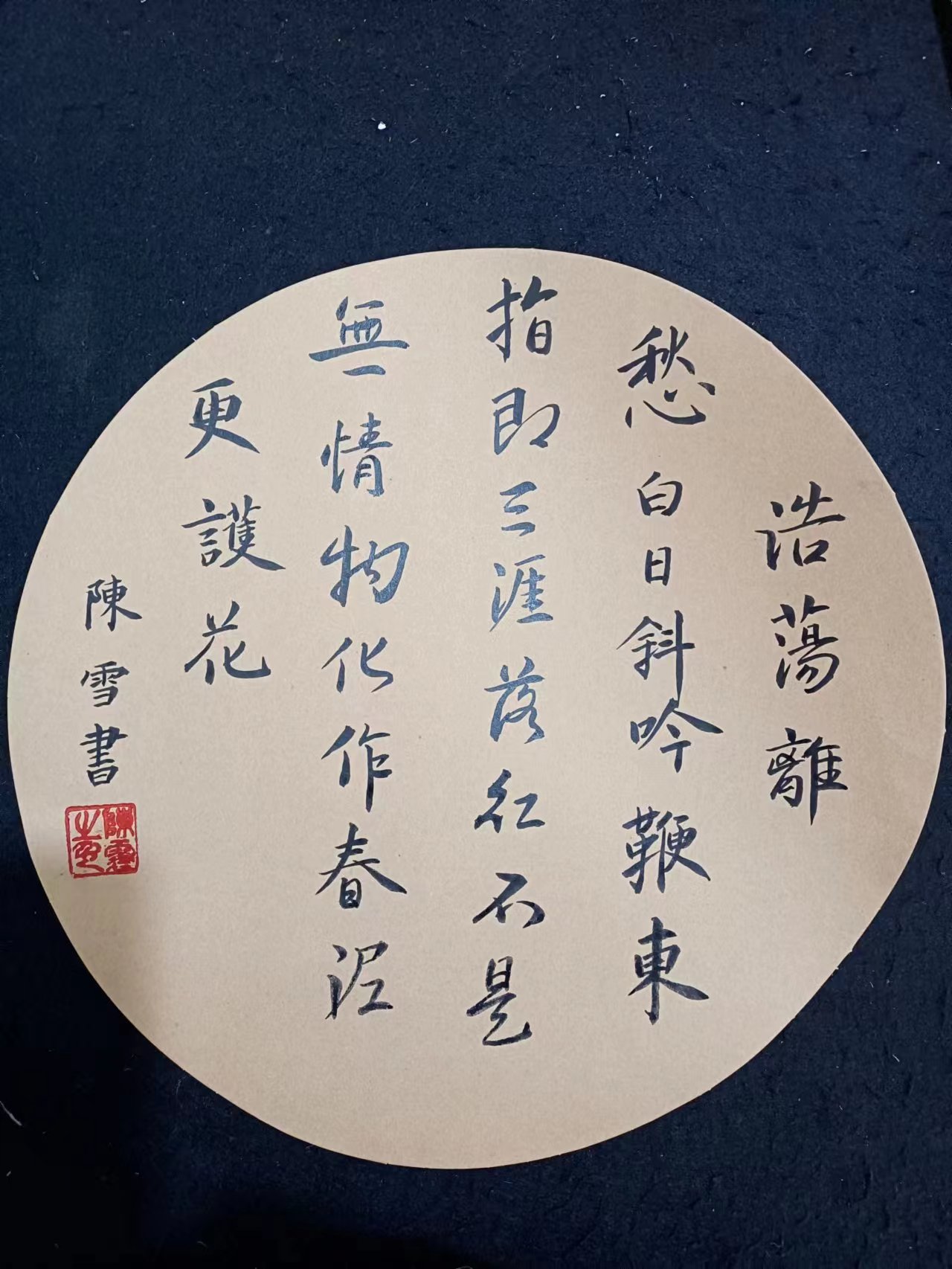 陈雪书法作品欣赏