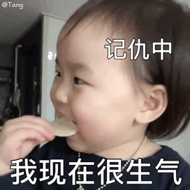 表情包:我现在很生气,记仇中