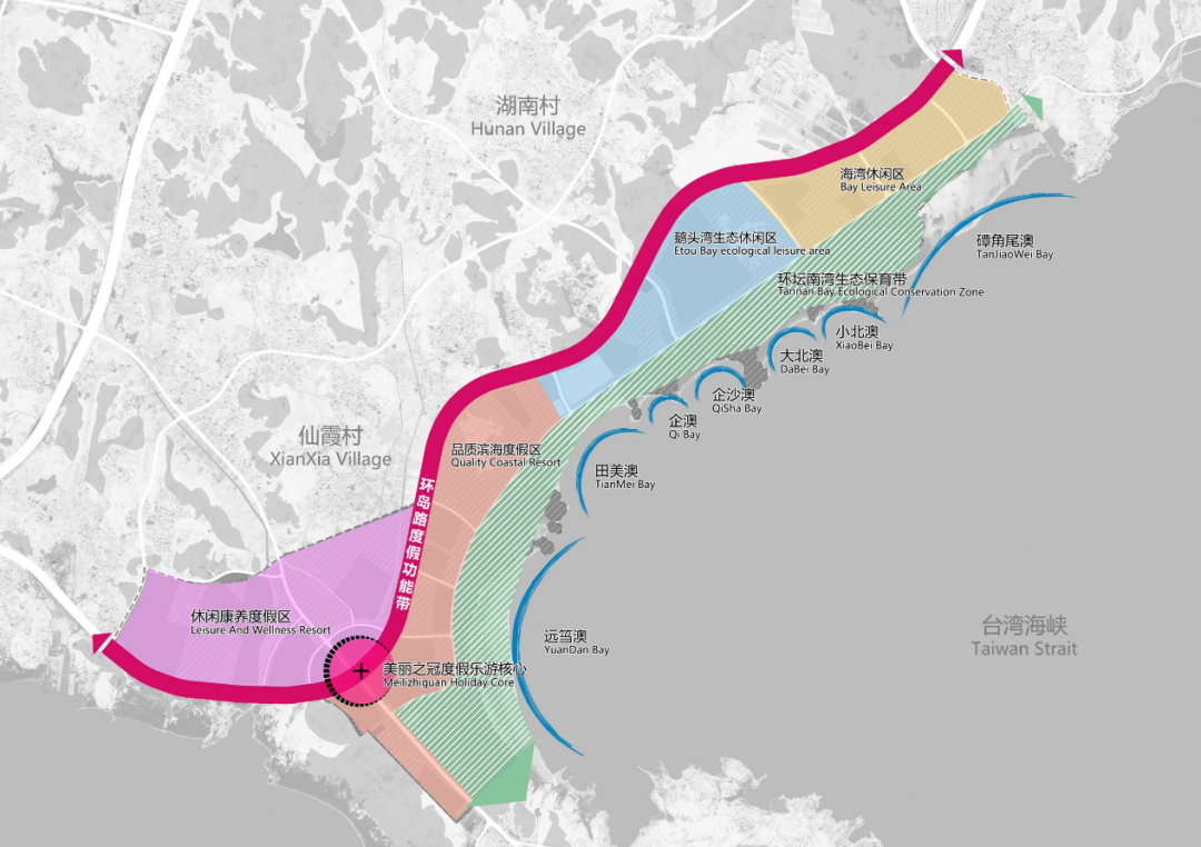 平潭片区划分图高清图片