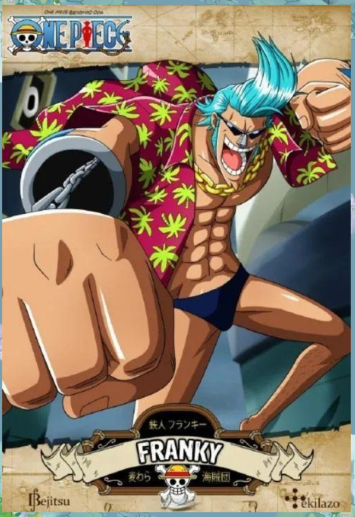 在《海贼王》这部经典动漫中,弗兰奇作为草帽海贼团的第八位