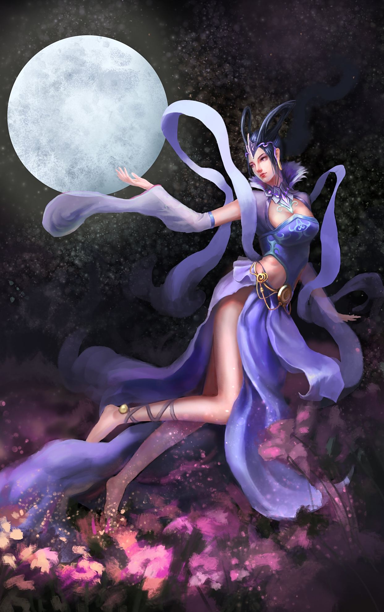 嫦娥奔月,从绝世仙子变成了癞蛤蟆,后悔吗?