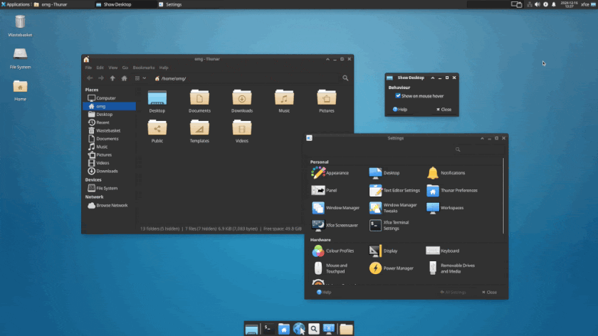 xfce，xfce4